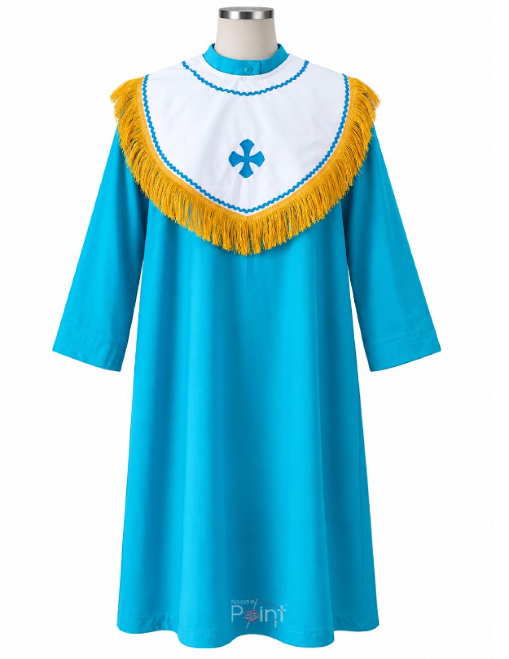 Sky Blue & White Altar Boys and Girls Dress | Liturgical Vestment