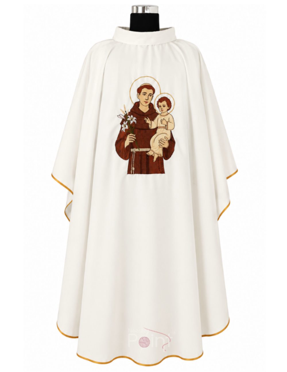 Cream St. Anthony of Padua Chasuble (1)