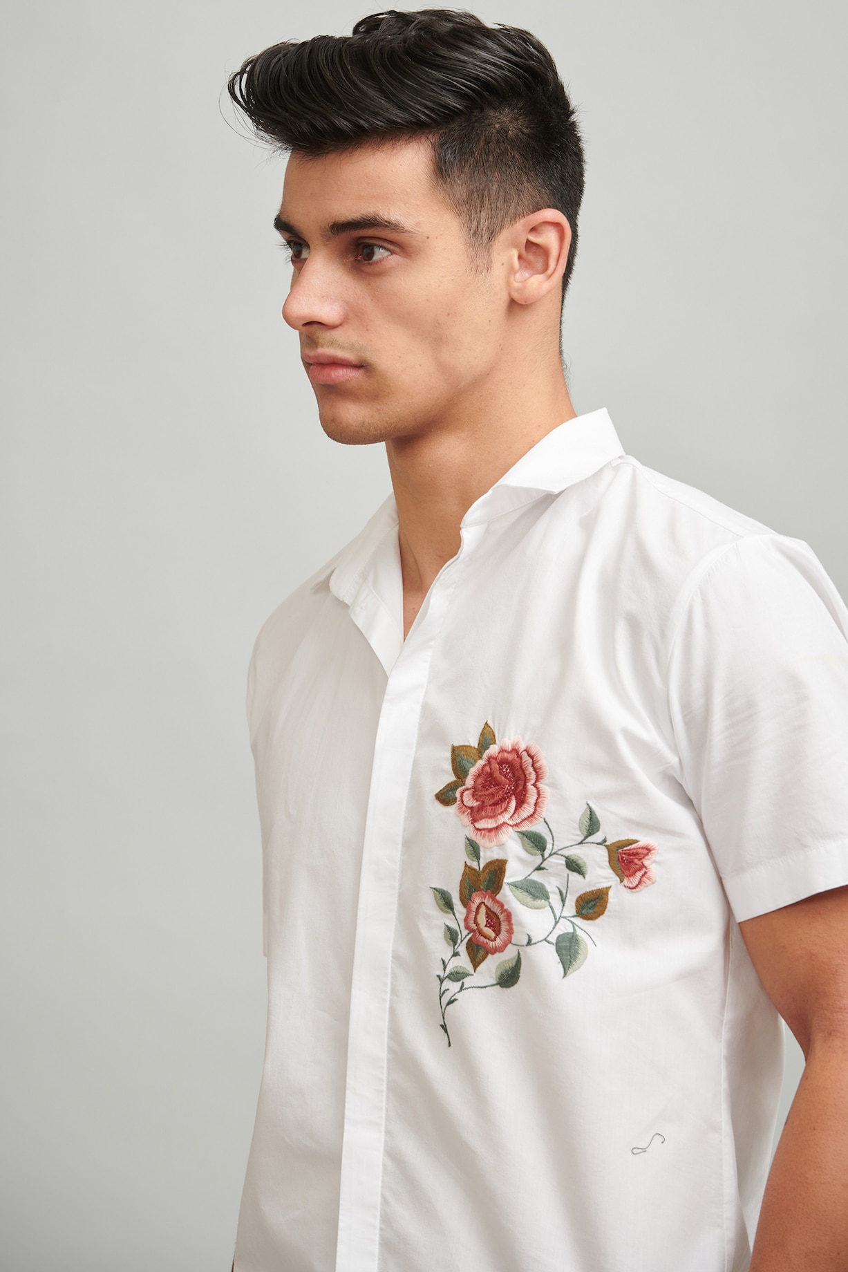 Men's shirts with embroidery 