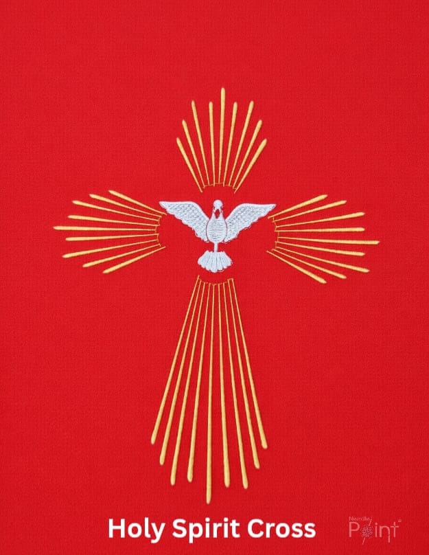 Holy Spirit Cross Embroidery