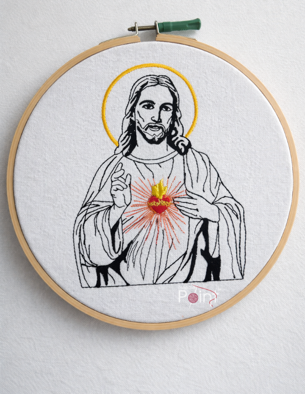 Sacred Heart of Jesus Embroidery