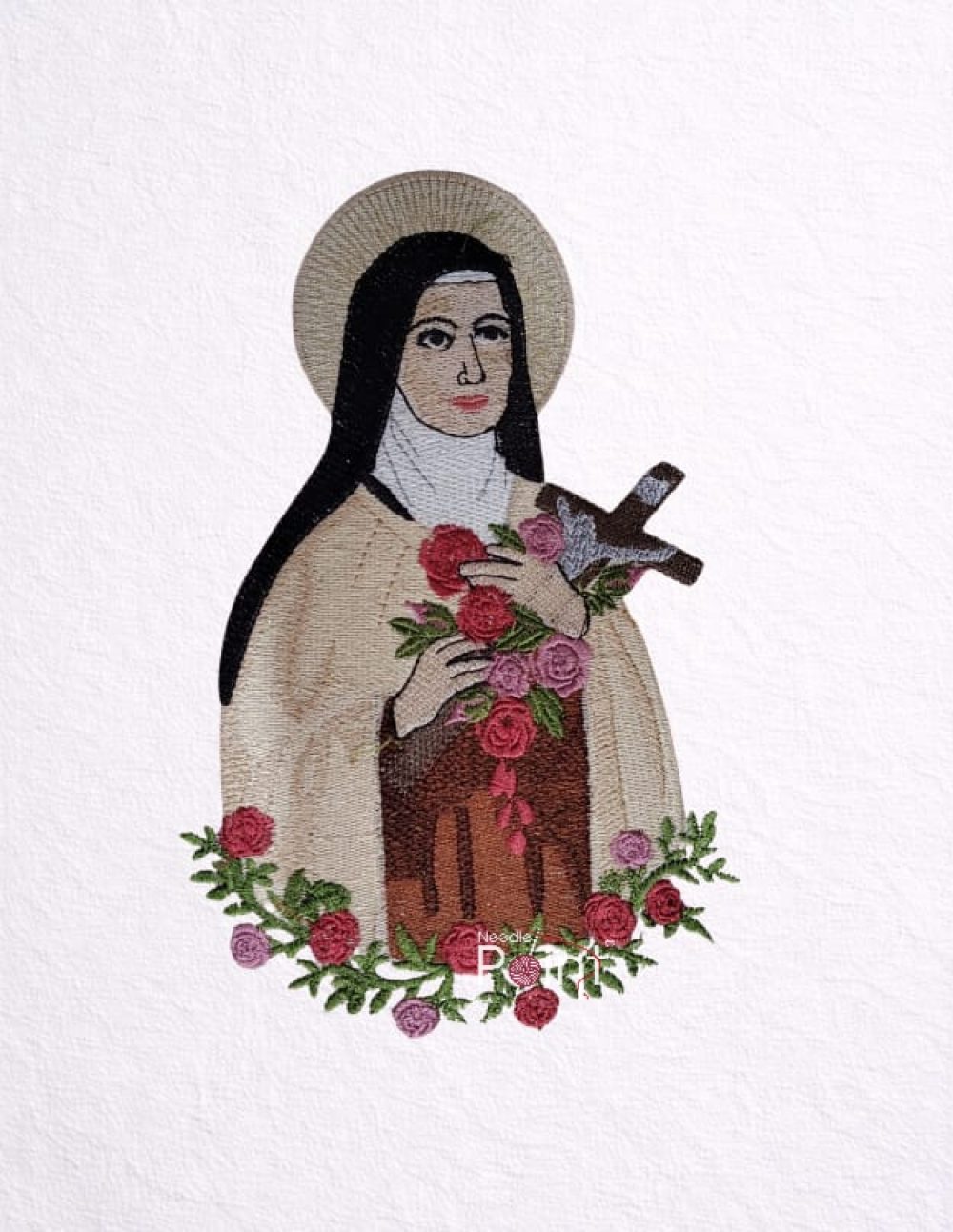 St. Thérèse of Lisieux Embroidery