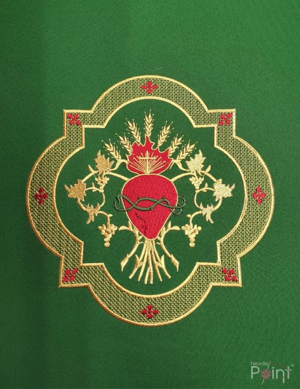 Sacred Heart Altar Embroidery