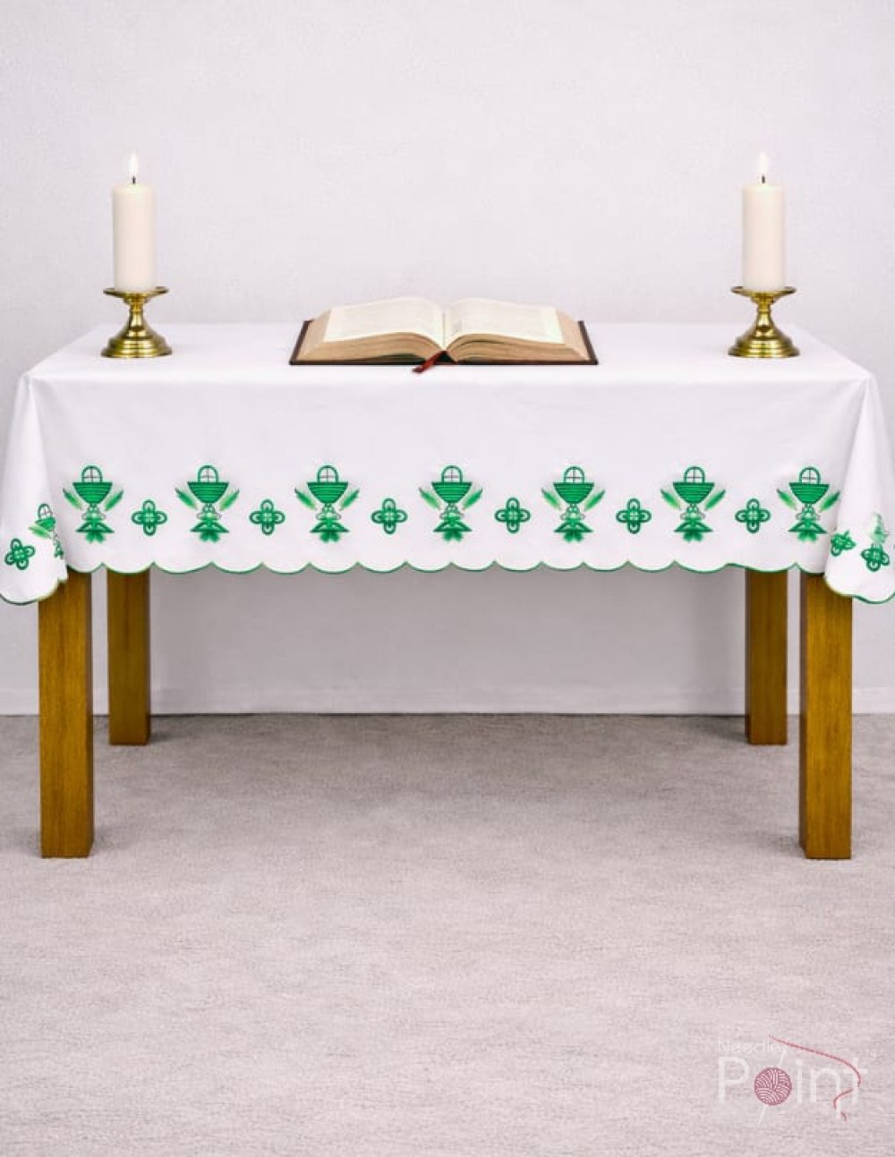 Three And Half Meter Chalice Design Embroidery Altar Table Cloth